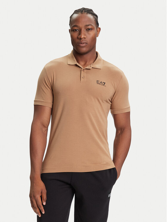

Поло regular fit 8NPF14 PJVQZ U6171 Ea7 Emporio Armani, бежевый