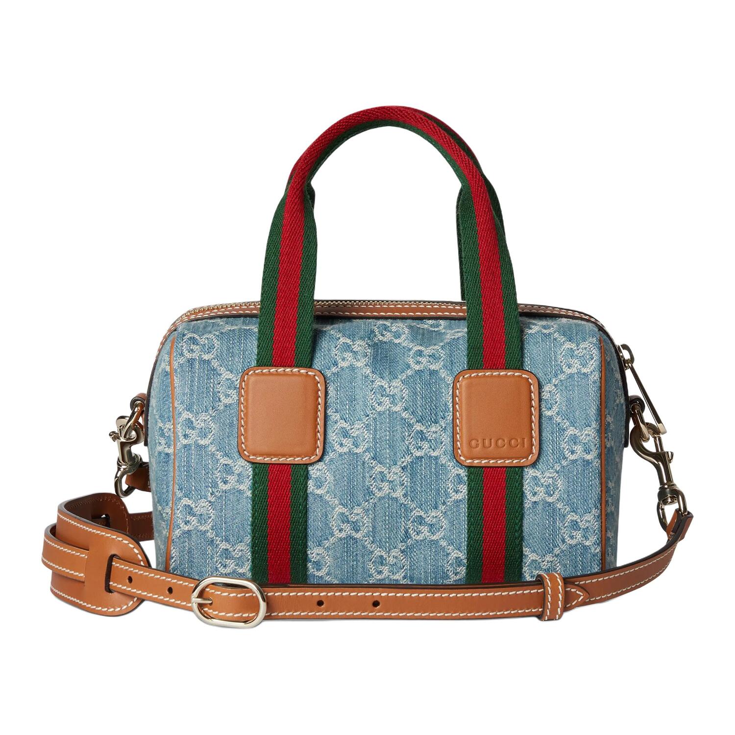 Джинсовый рюкзак Gucci мини унисекс — фото 4