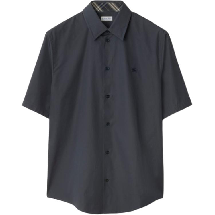 

Хлопковая рубашка Burberry, синий