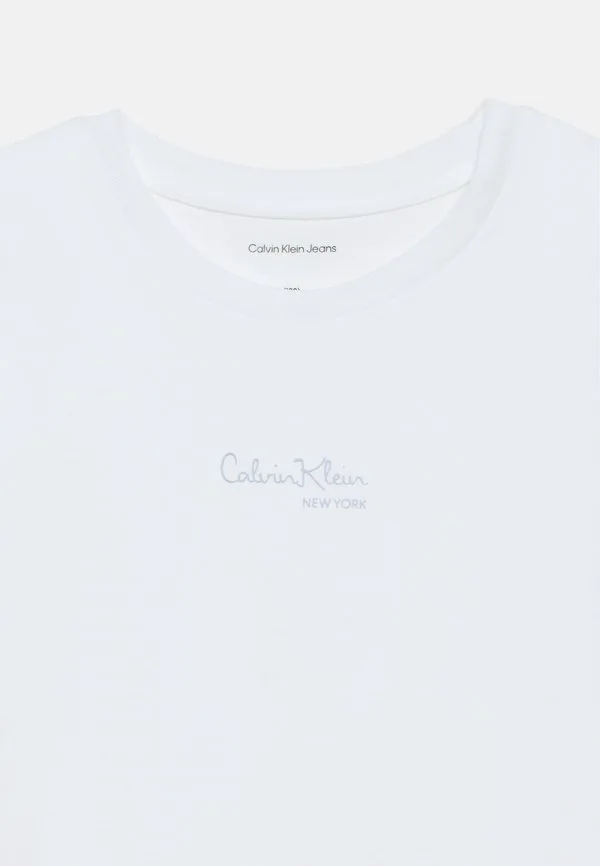 Фирменная базовая футболка Calvin Klein Jeans, Bright White — фото 3