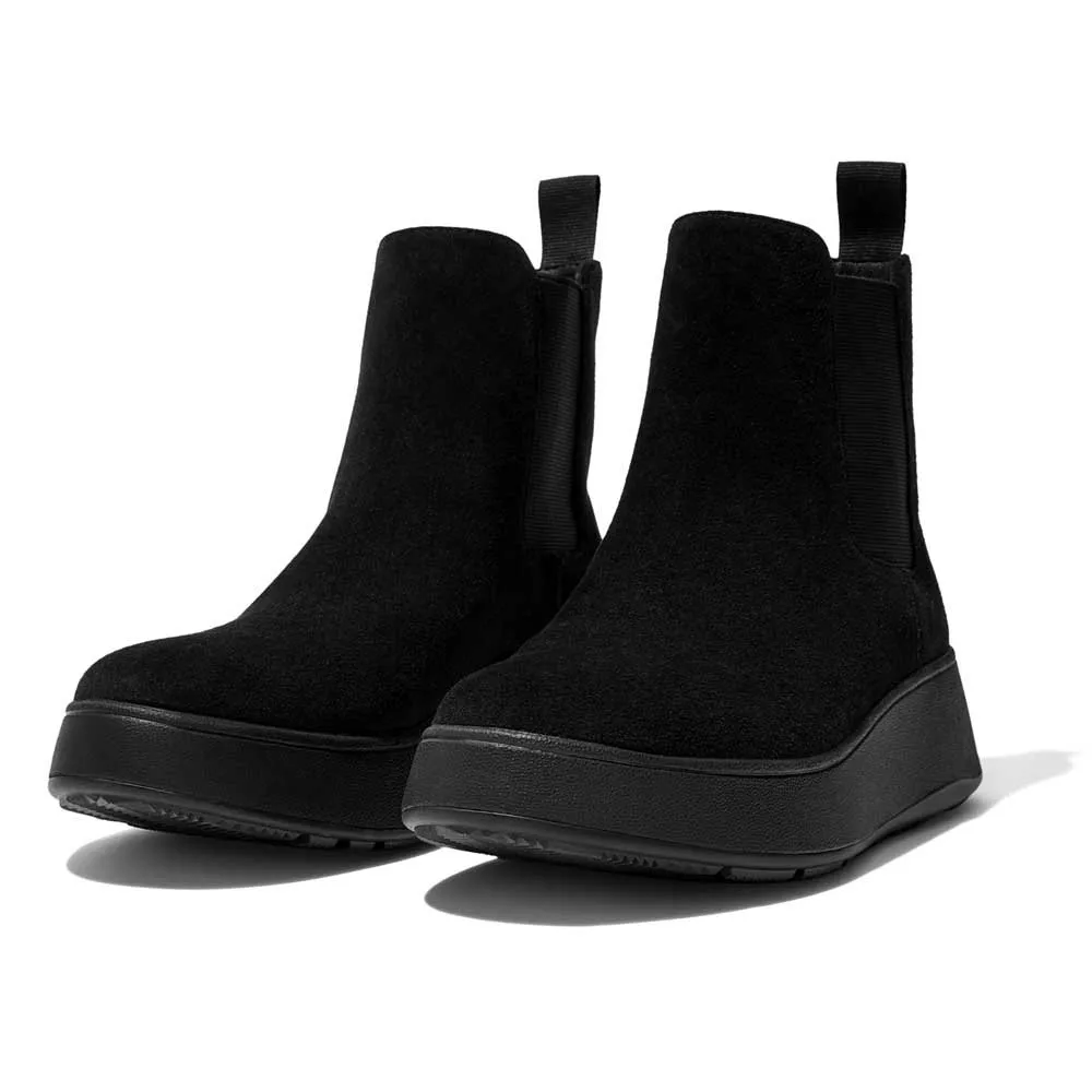 Ботинки Fitflop F-Mode Suede, черный — фото 4