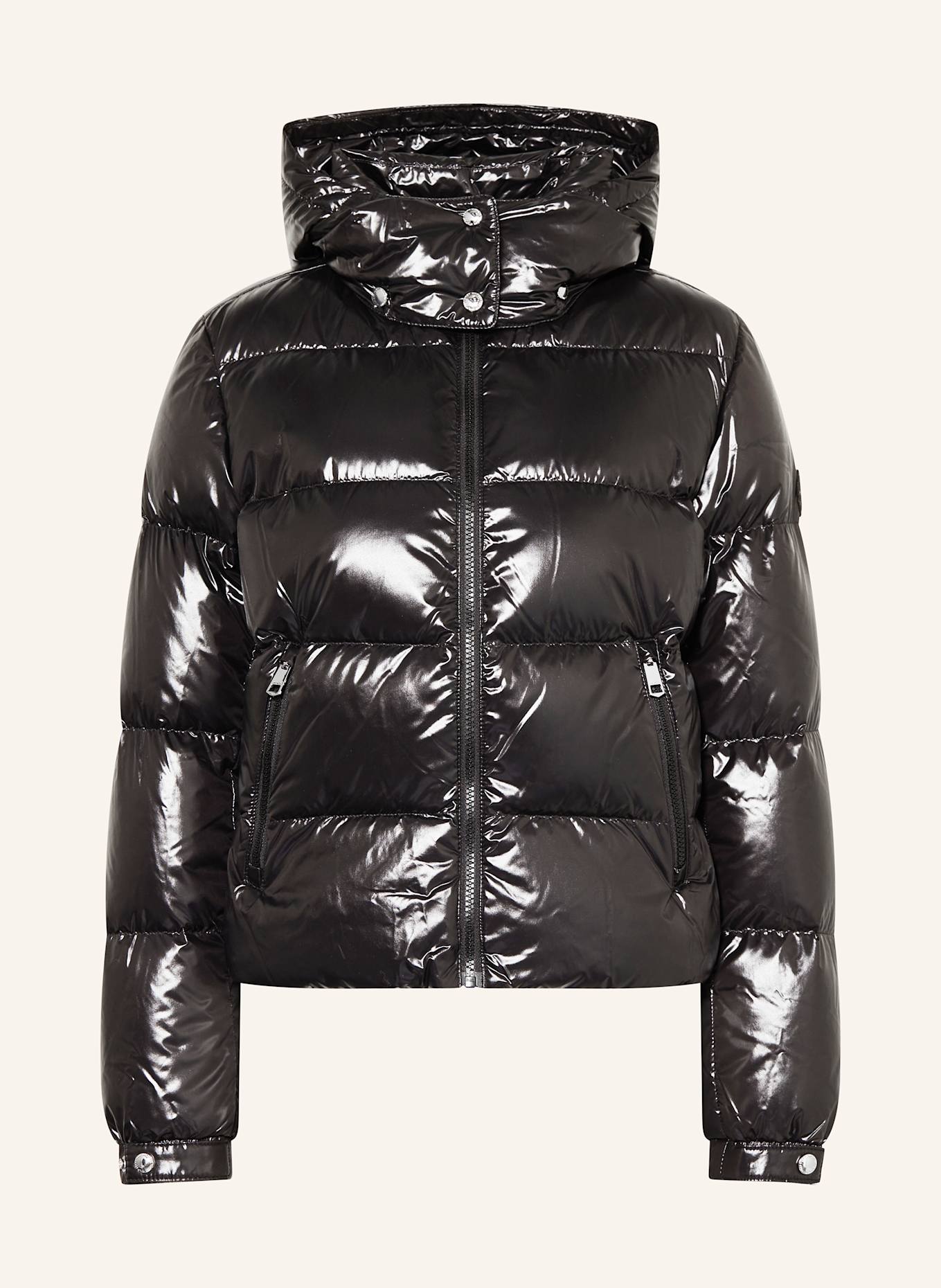 

Пуховик со съемным капюшоном Tommy Hilfiger, черный