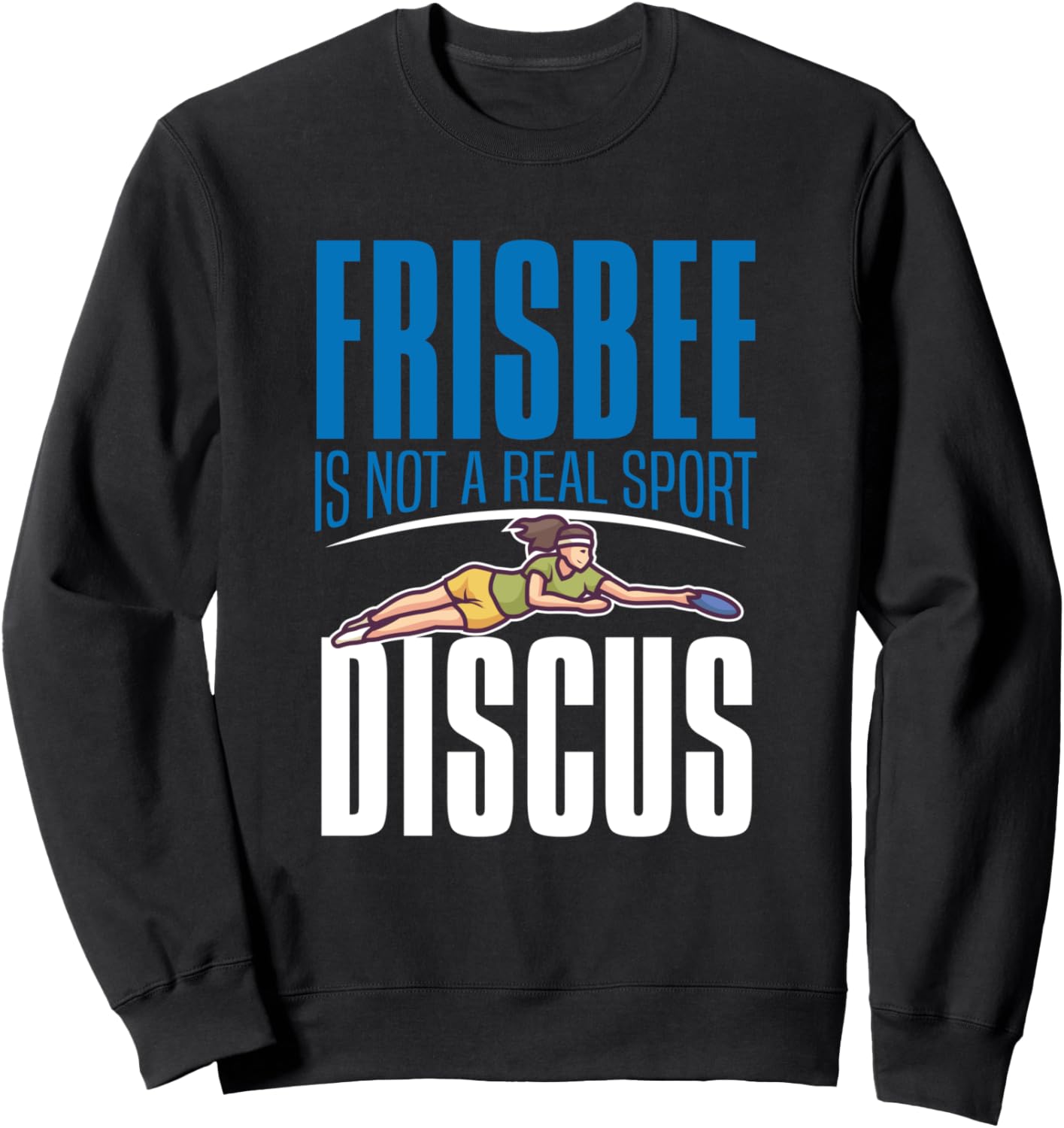 

Толстовка Frisbee от Sports Disqus, черная, размер S Ultimate Frisbee Passionate Players Iconic