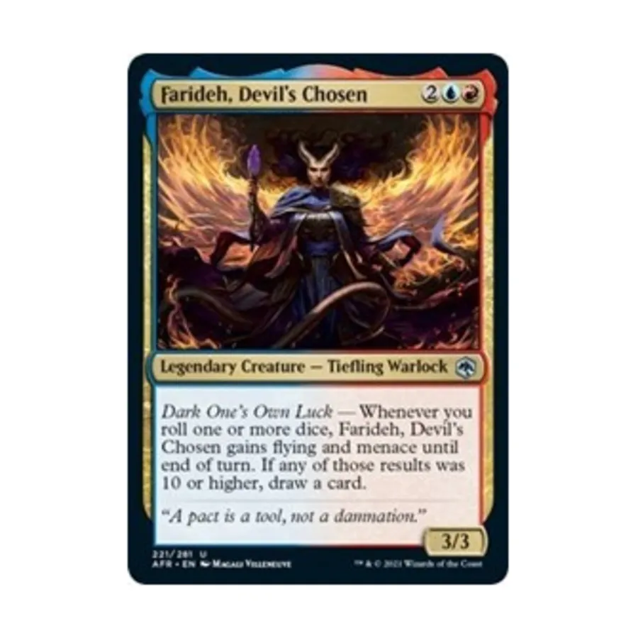

CCG Фариде, Избранник Дьявола (U), MTG - Adventures in the Forgotten Realms