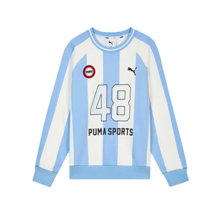 Детский свитшот с круглым вырезом PUMA, Blue
