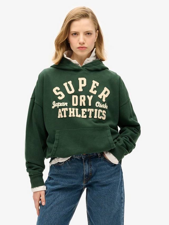

Худи оверсайз с аппликацией Athletic Essentials Superdry, Enamel Green