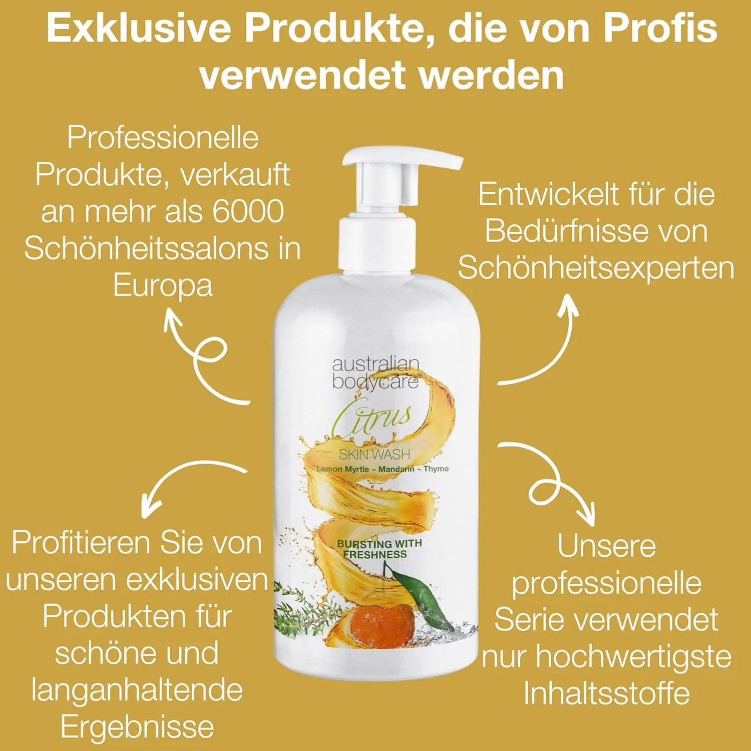 Гель для душа с цитрусом и маслом чайного дерева Australian Bodycare Professional, 500 мл Australian Bodycare — фото 3