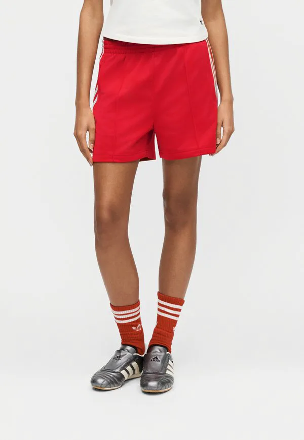 Шорты «жар-птица» Adidas Originals, Better Scarlet/White — фото 4