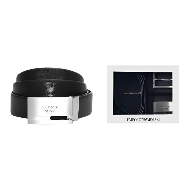 

EMPORIO ARMANI Ремень с пряжкой-логотипом, Box