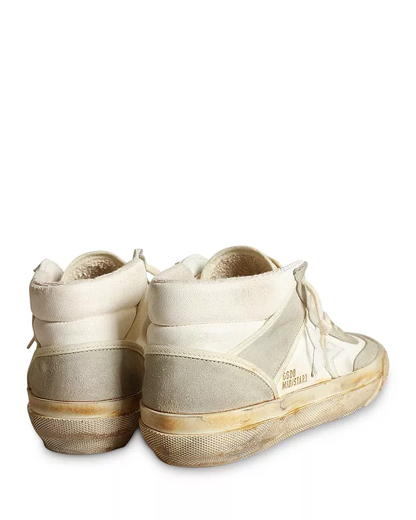 Мужские кроссовки Mid Star 2 Golden Goose, белый — фото 3