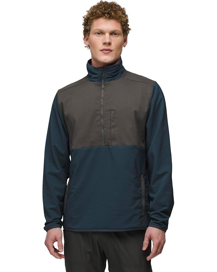 

Толстовка Prana Gridlocked Fleece 1/4 Zip, цвет Stormy Night