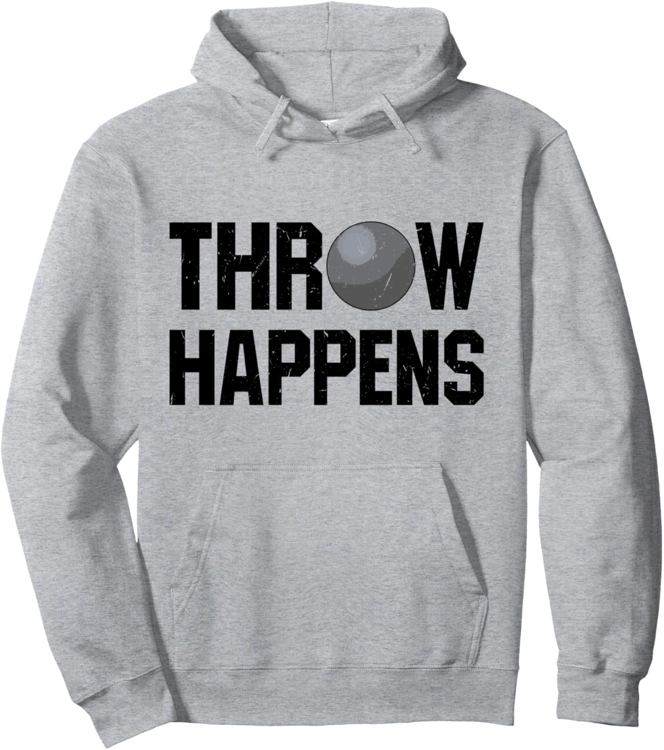 

Легкая атлетика, метание ядра, метание пушки, толстовка с капюшоном Shot Put Gifts, серый