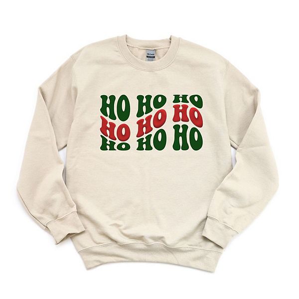 

Свитшот с рельефным принтом Ho ho ho Simply Sage Market, Dust, Зеленый, Свитшот с рельефным принтом Ho ho ho Simply Sage Market, Dust