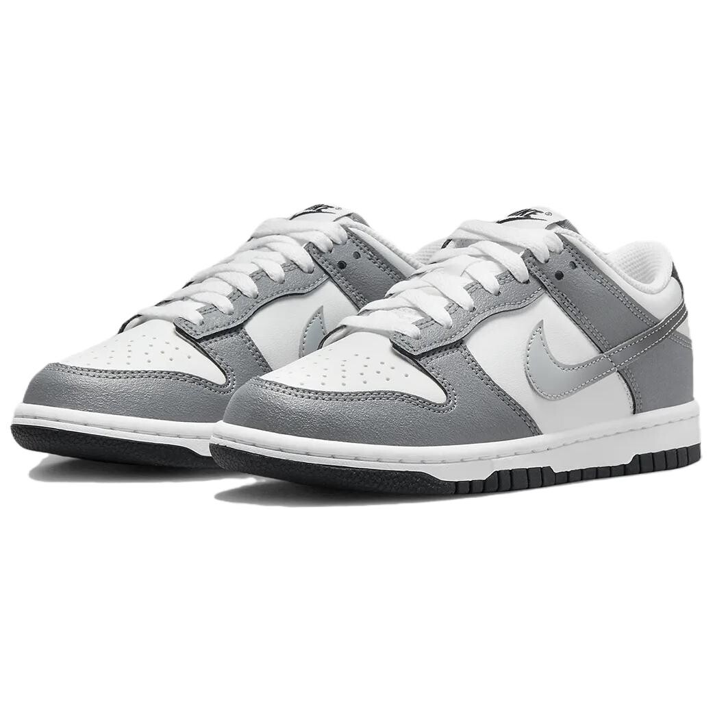 Кроссовки Nike Dunk Low для девочек, серебристые — фото 3