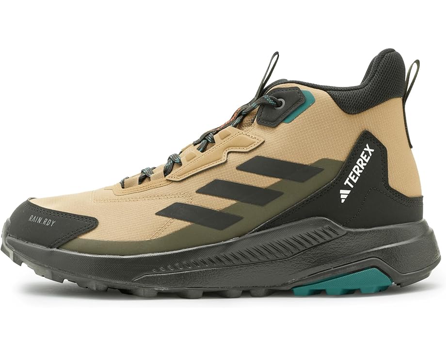 Мужские треккинговые ботинки Adidas Outdoor Terrex Anyländer Mid Top Rain.Rdy, Cardboard/Black/Shadow Olive — фото 4
