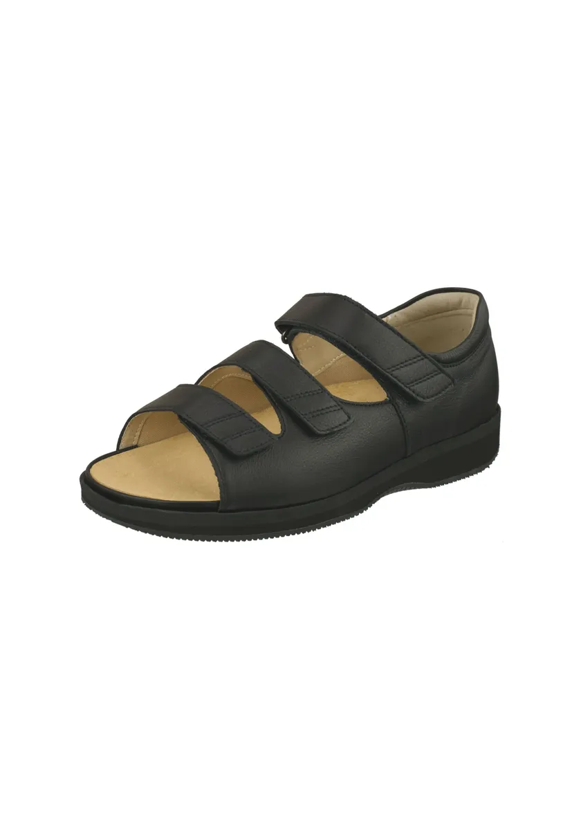 

Сандалии Natural Feet "Casablanca XL" с регулируемыми ремешками на липучке, черный