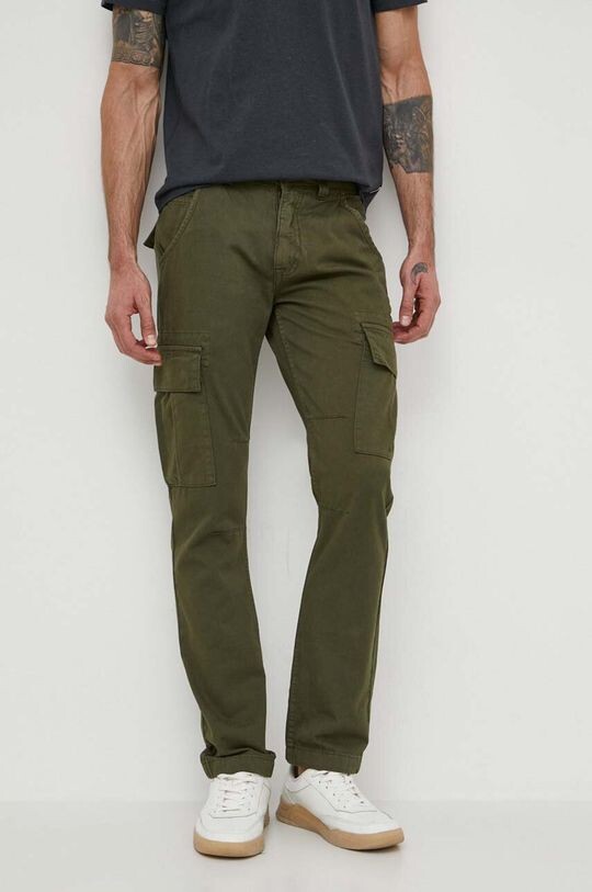 

Брюки Agent Pant из хлопка Alpha Industries, зеленый