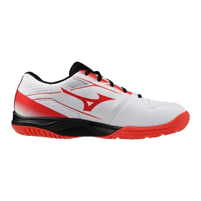 Бадминтонные кроссовки «Sky Blaster 4» от Mizuno, 01 White X Red X Black — фото 4