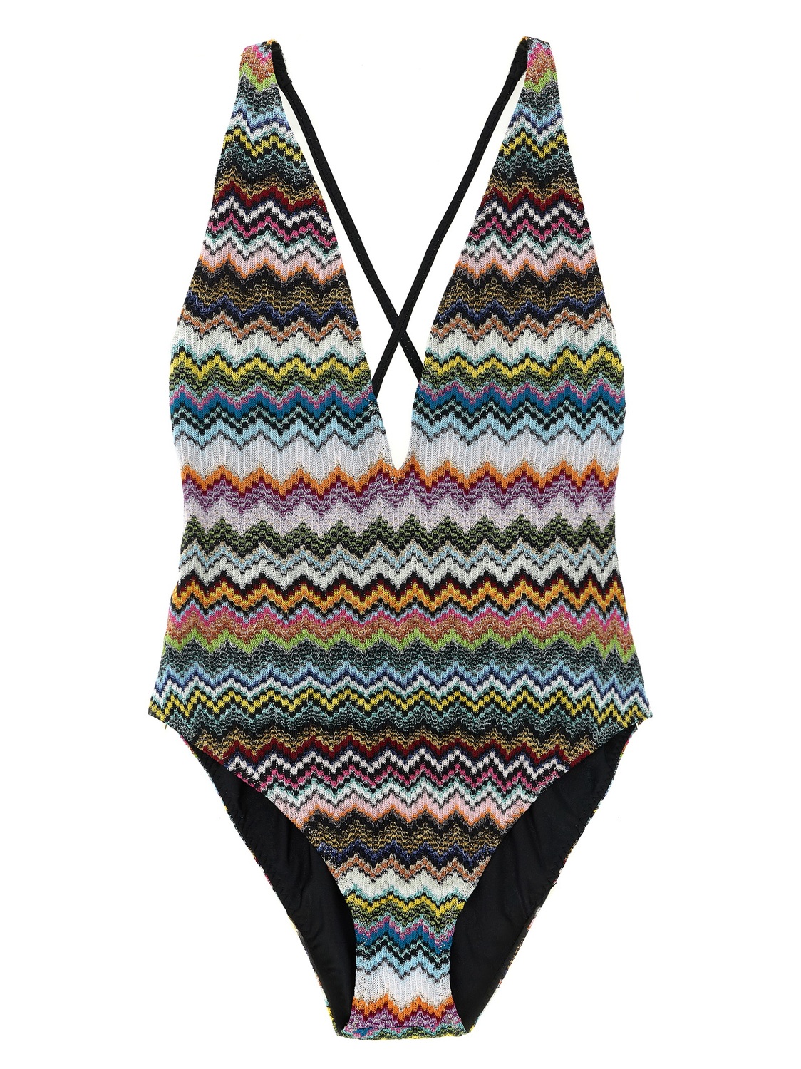 

Слитный купальник с зигзагообразным узором Missoni, мультиколор