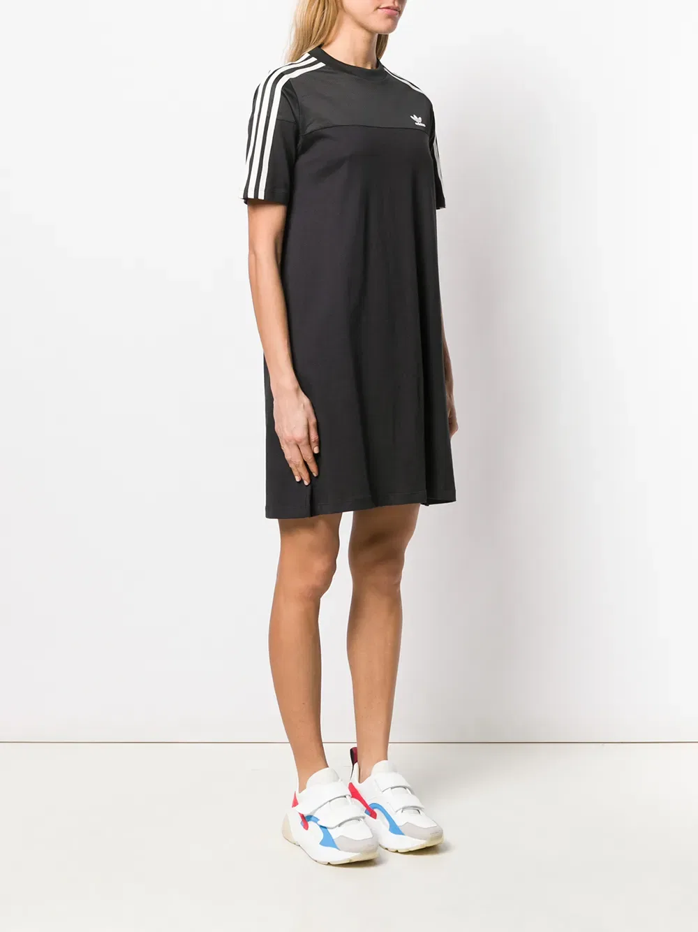 Платье-футболка Adidas, черный — фото 3