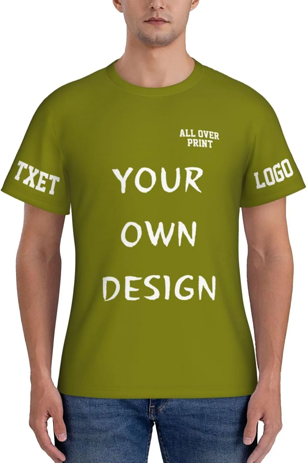 

Футболка с принтом и логотипом