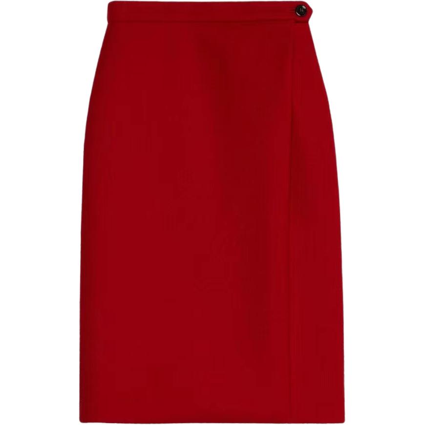 

GUCCI Женская красная повседневная длинная юбка FW23