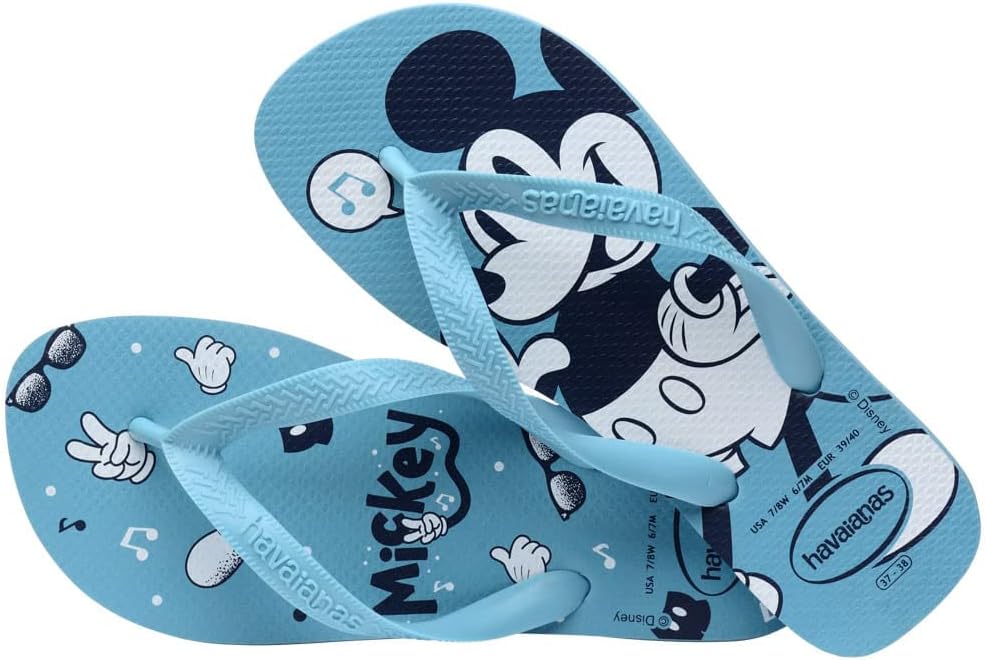 Вьетнамки Havaianas Top Disney, унисекс для взрослых, синий — фото 2