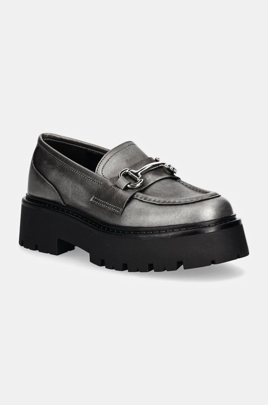 

Лоферы Steve Madden Occupy, серебряный