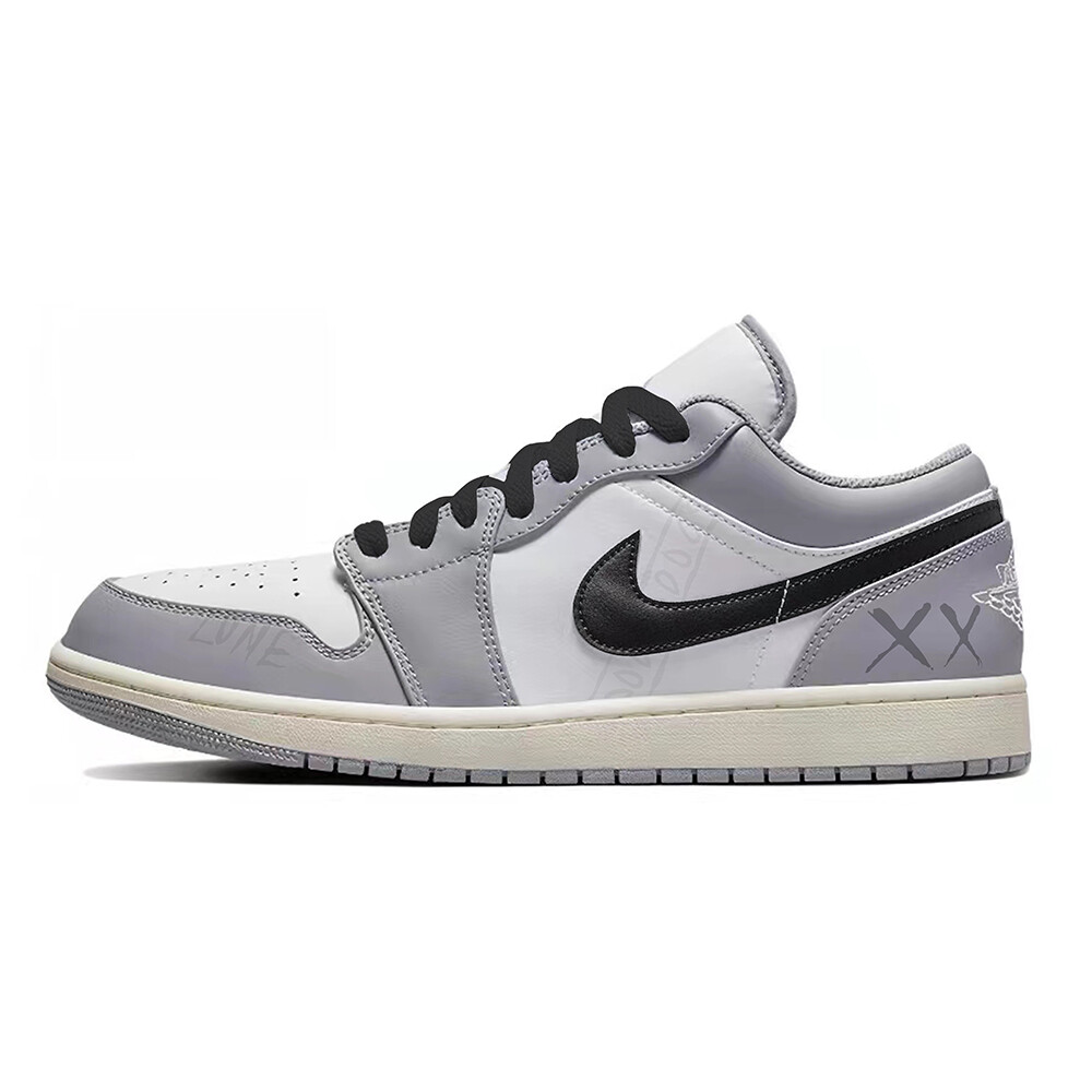 Jordan Air Jordan 1 винтажные баскетбольные кроссовки мужские, Gray — фото 3