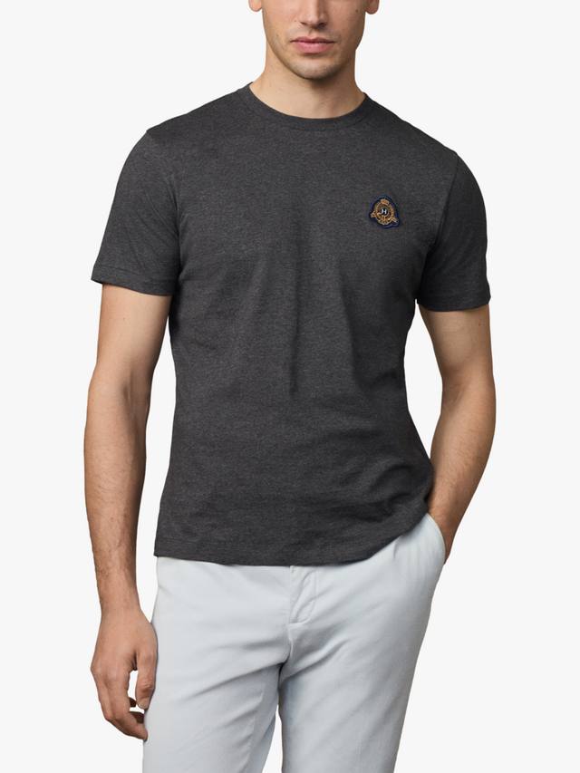 

Хлопковая футболка с коротким рукавом и круглым вырезом Hackett London