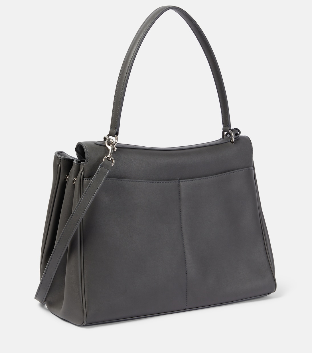 Средняя кожаная сумка Rodeo Balenciaga, серый — фото 4