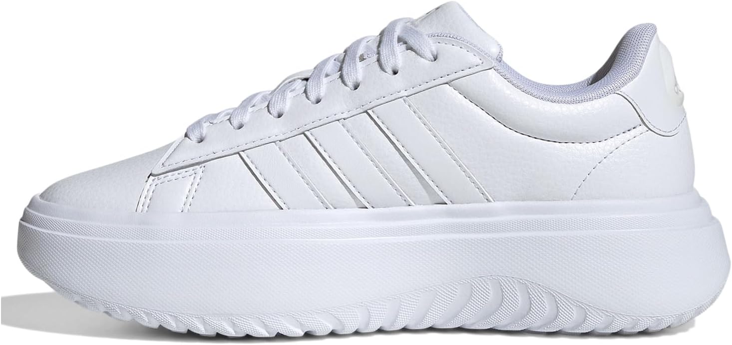 Кроссовки adidas Grand Court Platform, цвет White/White/Crystal White — фото 4