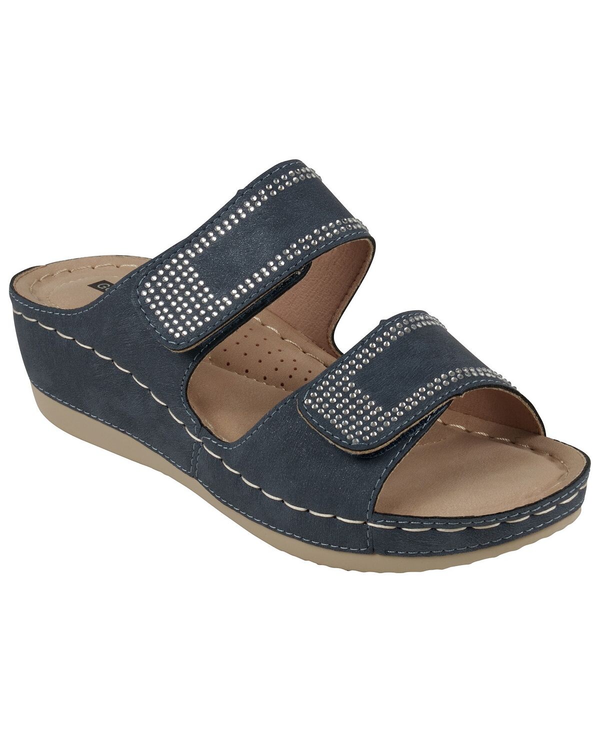 

Женские босоножки на танкетке с украшением Rea GC Shoes