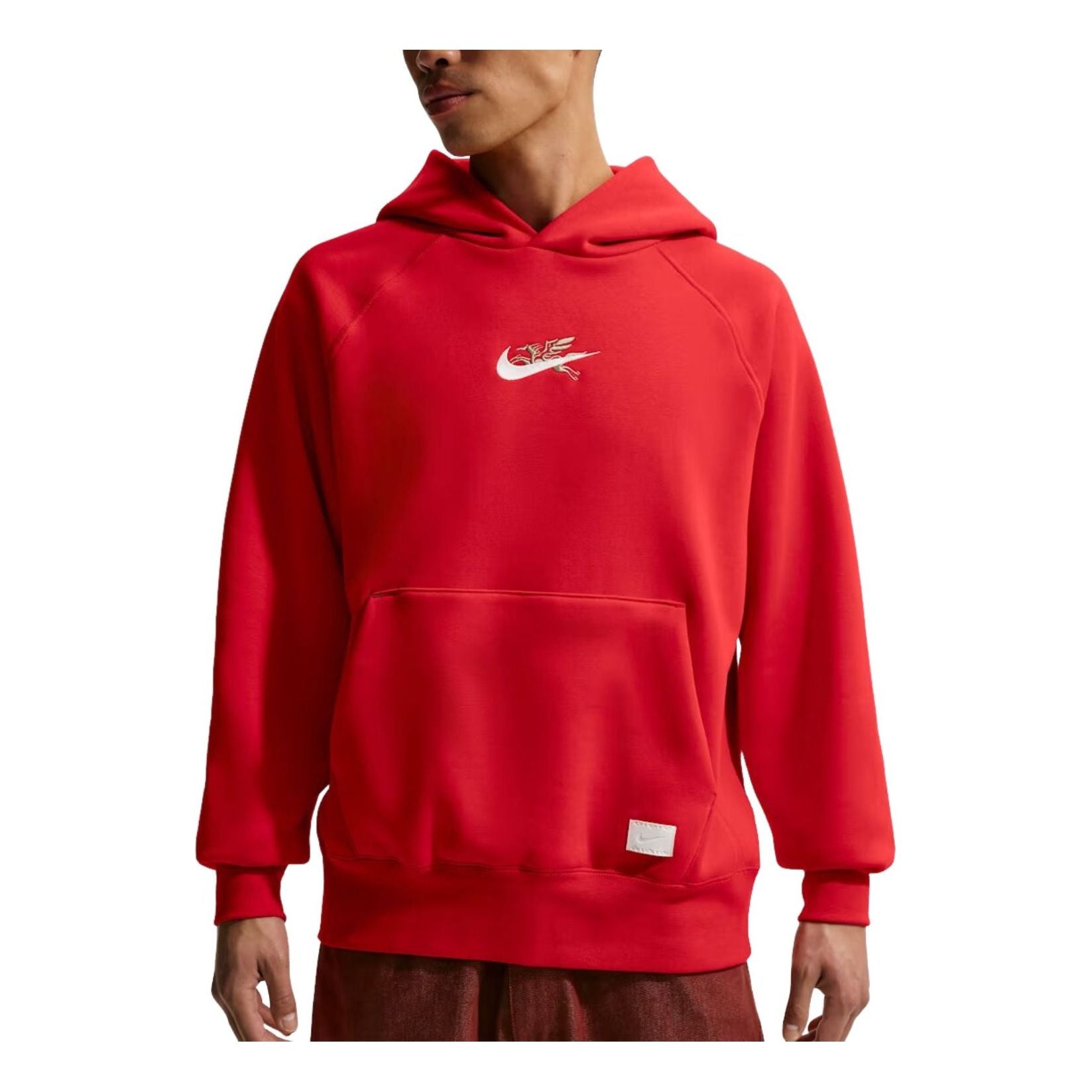 Толстовка Nike Sportswear LNY Fleece Hoodie 'University Red'