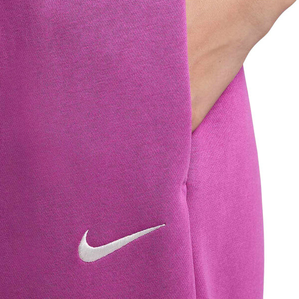 Брюки sportswear phoenix fleece high-waisted pants 'hot fuchsia' Nike, фуксия — фото 3