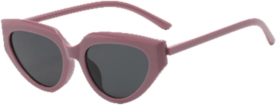 

Модные солнцезащитные очки треугольной формы «кошачий глаз» для женщин, маленькая оправа, стильные ретро-очки для мужчин, защита от ультрафиолета UV400 TYUVIVO, Red Gray