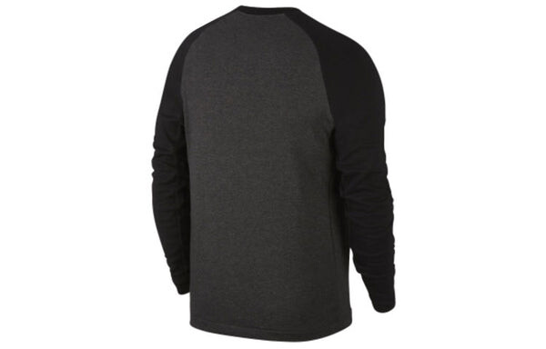 Толстовка sports casual letter printed crew neck long sleeve cleveland shirt men's black Nike, черный — фото 2