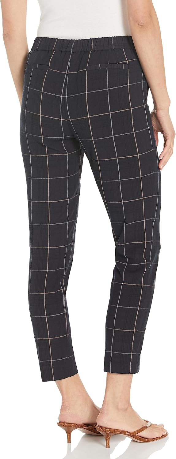 Женские брюки Tommy Hilfiger Sloane с эластичной талией и щиколоткой, Midnight/Grey Mutli — фото 2