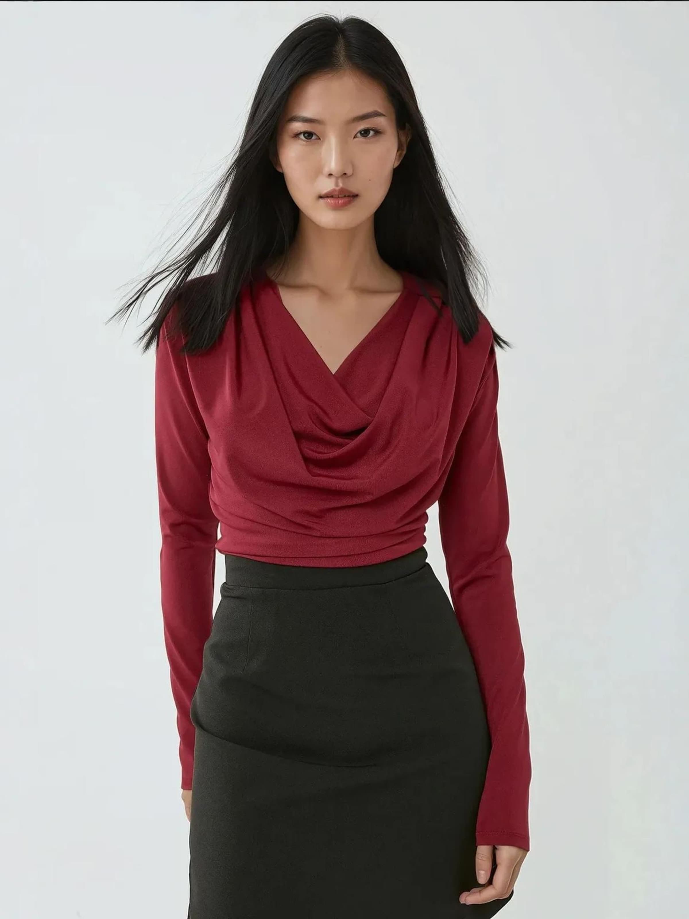 

Hiccup Блузка в бордовом цвете