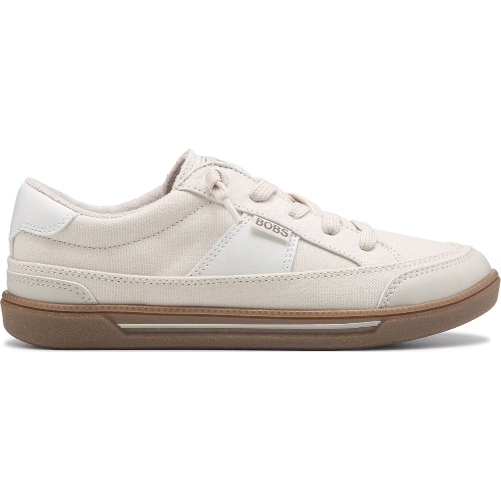 Кеды на низкой подошве Bobs b cute 2.0 low stride slip on canvas sneaker Skechers, off white canvas/gum — фото 2