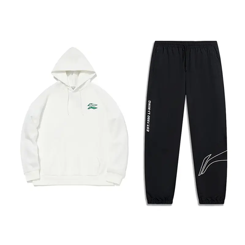 

LINING Повседневная спортивная одежда Unisex Milky White+Black