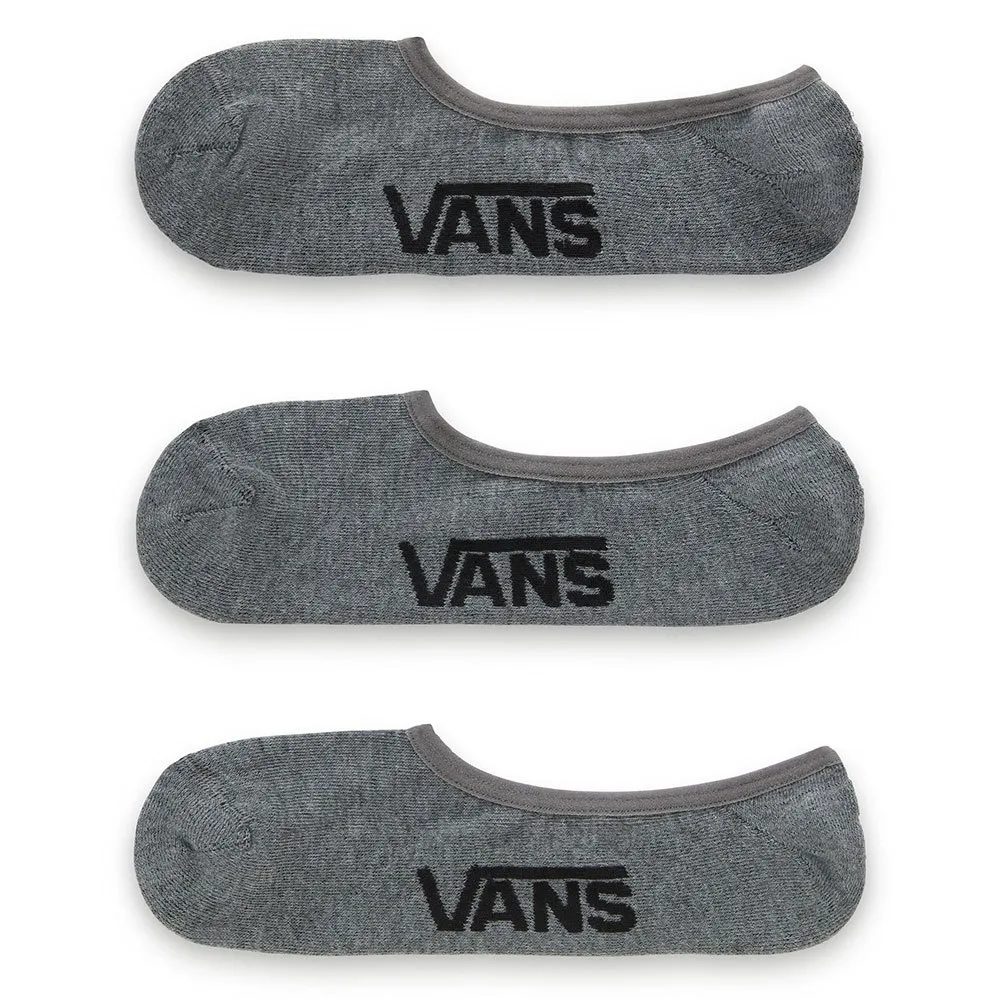 

Носки Vans Classic no show 3 pairs, серый