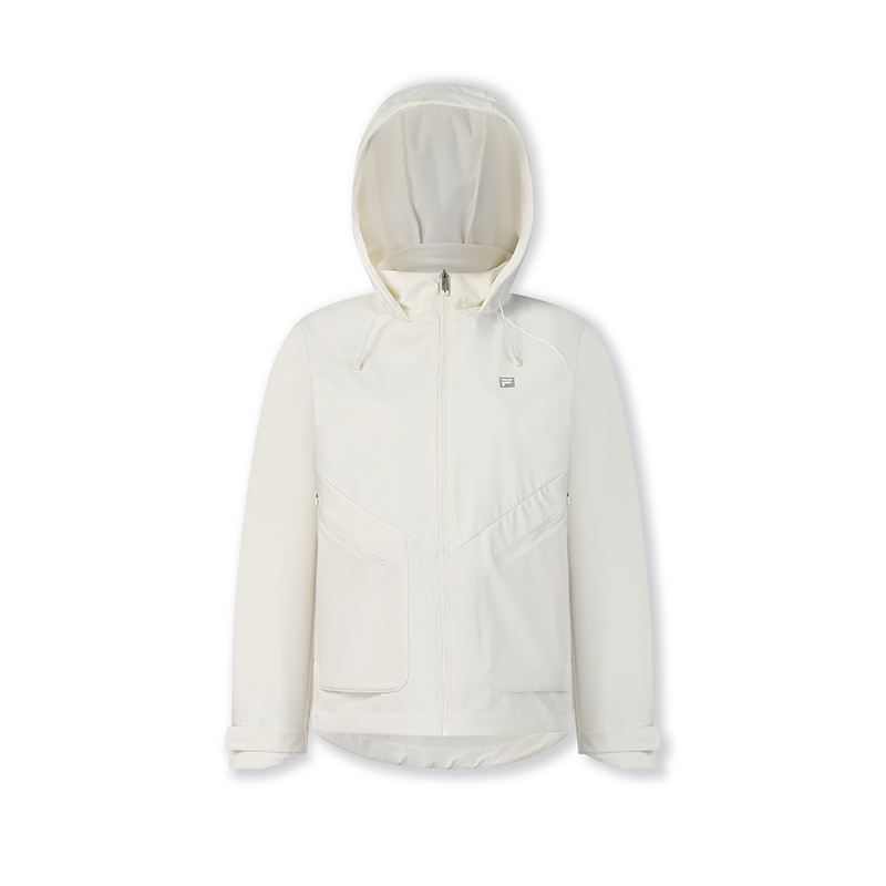 

FILA Женская фитнес-куртка ванильно-белого цвета, Vanilla White