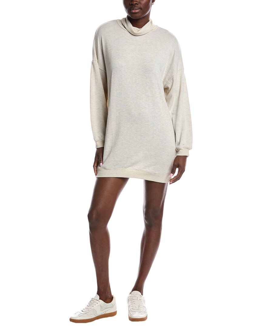 

Project Social T Kai Уютное платье с воронкообразным воротником, бежевый