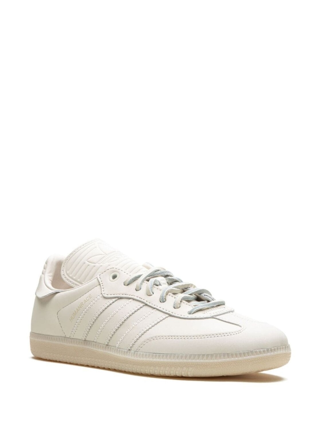 Кроссовки Samba Humanrace 'White' из коллаборации с Pharrell Williams Adidas, бежевый — фото 2