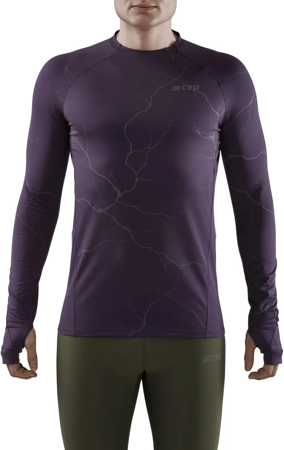 

Футболка CEP с длинным рукавом и светоотражающими элементами