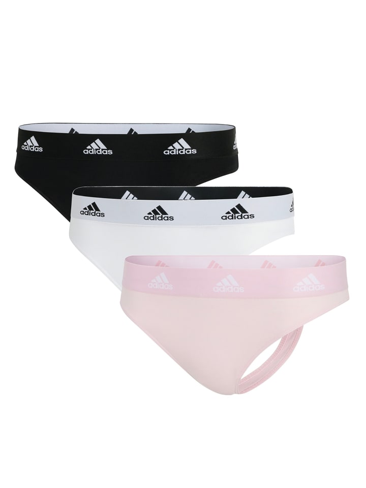 

Стринги adidas, цвет weiß/schwarz/rosa