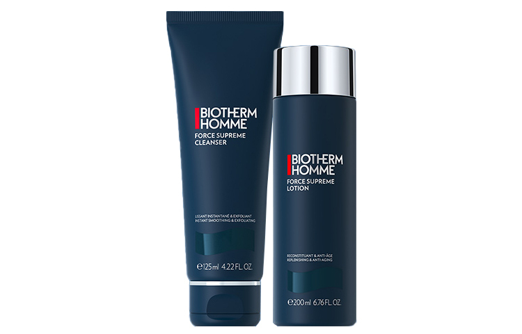 BIOTHERM Biouquan blue diamond очищающий тоник, vitality water набор для ухода за кожей, уменьшение морщин, увлажнение, очищение, подтягивание — фото 2