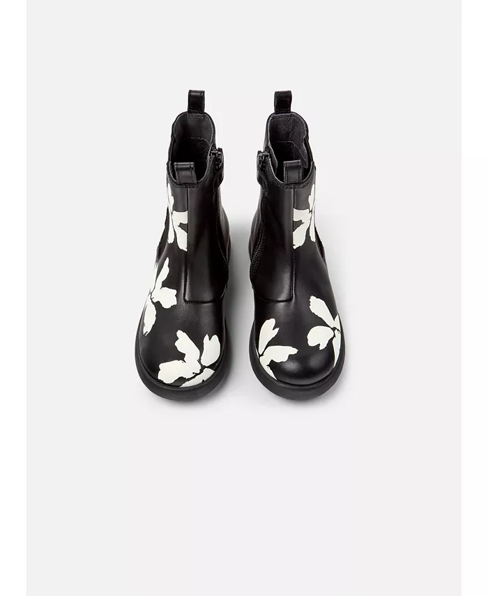 

Дуэт девичьих кожаных сапог-близнецов Camper, черный