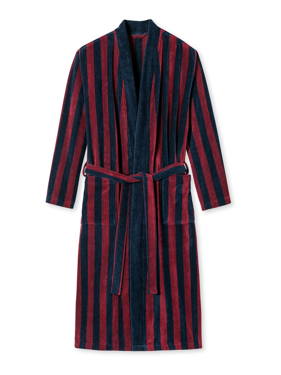

Длинный халат uncover by SCHIESSER, цвет Navy/Bordeaux